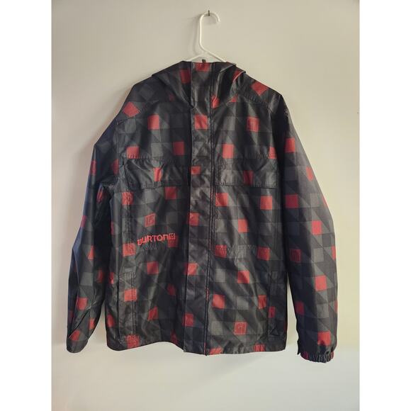 Burton Men's Poacher Snowboard Plaid Jacket Size L Dryride Durashell Snow Board - Picture 1 of 15